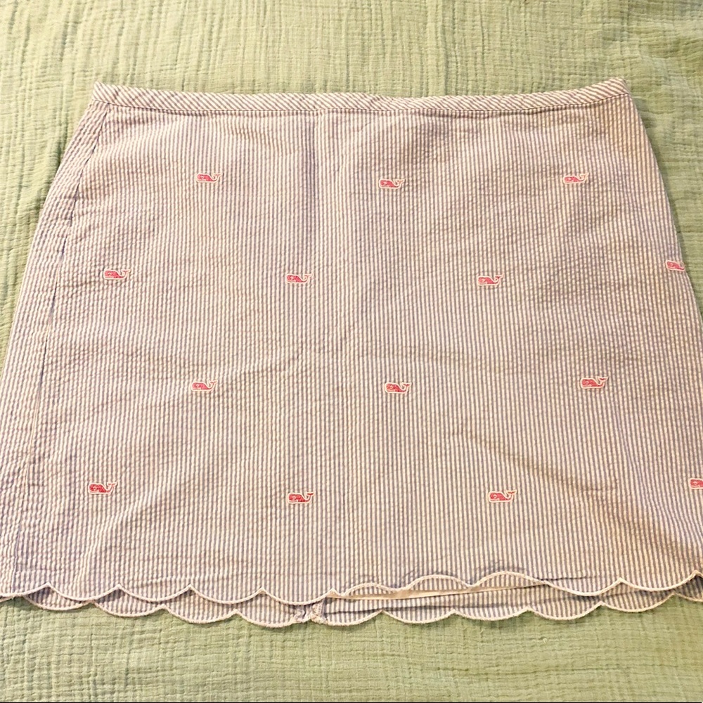 Vineyard Vines Seersucker Skirt